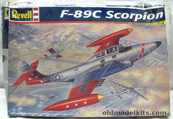 Revell 1/48 Northrop F-89C Scorpion - 57th FIS Presque Isle Maine or 74th FIS Thule Greenland, 85-4825 plastic model kit